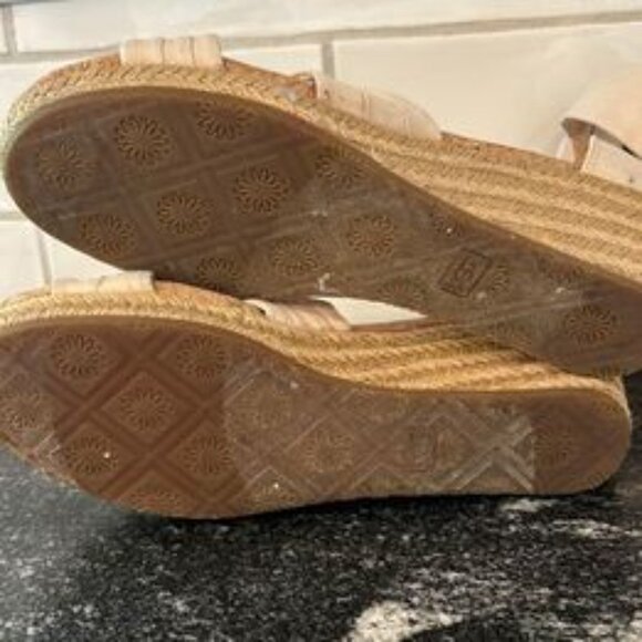 UGG Traci Ankle Strap Espadrille Wedge Sandals size 7.5 - Picture 9 of 14